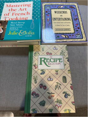 Julie & Julia Child Mastering the Art of French Cooking + 2 Recipe/Cookbooks